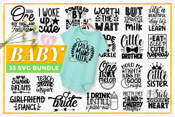 get Baby SVG Bundle